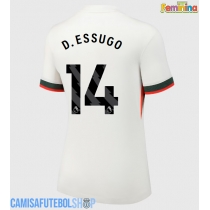 Camisa de time de futebol Chelsea Dario Essugo #14 Replicas 2º Equipamento Feminina 2025-26 Manga Curta